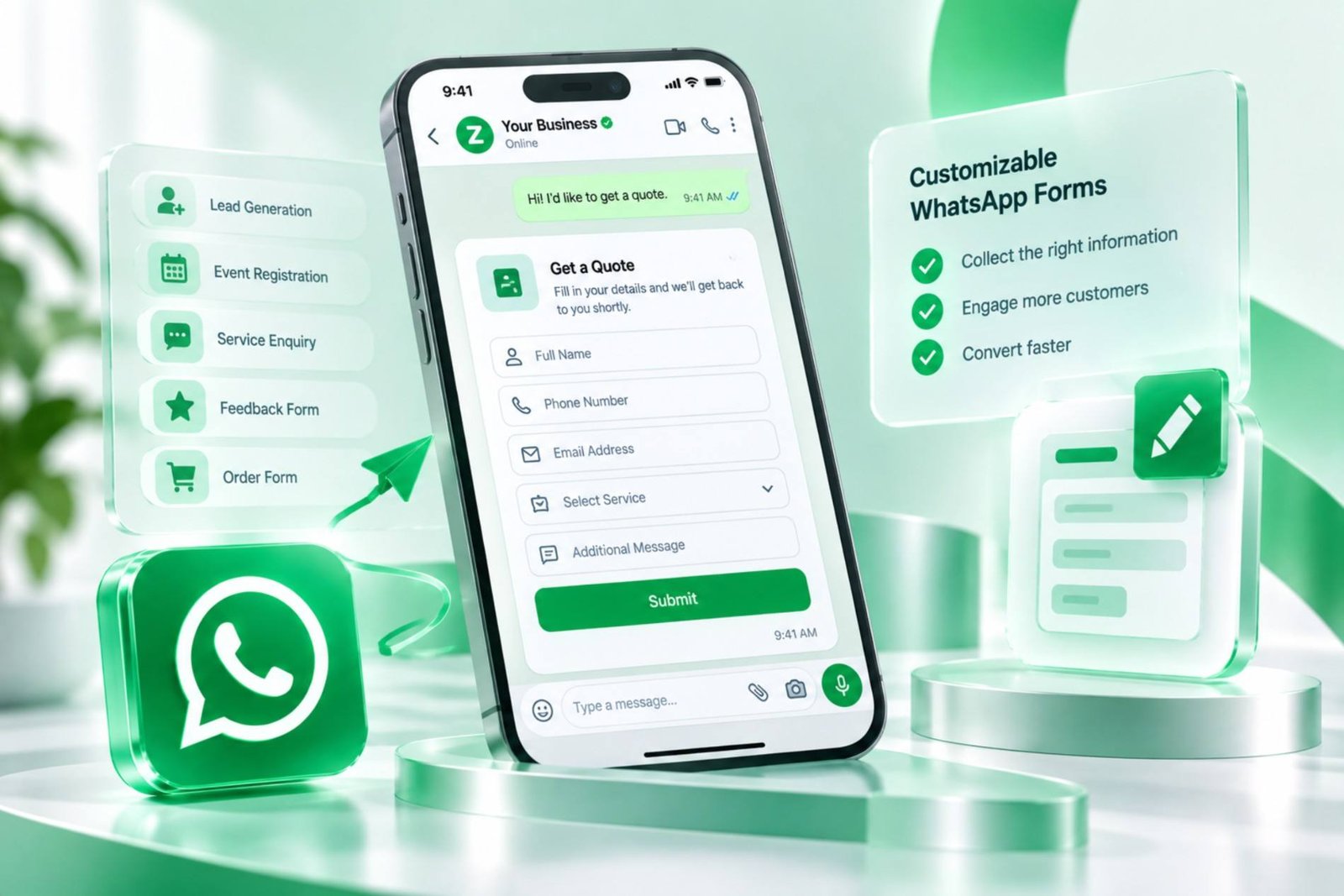 Build WhatsApp Forms screenshot