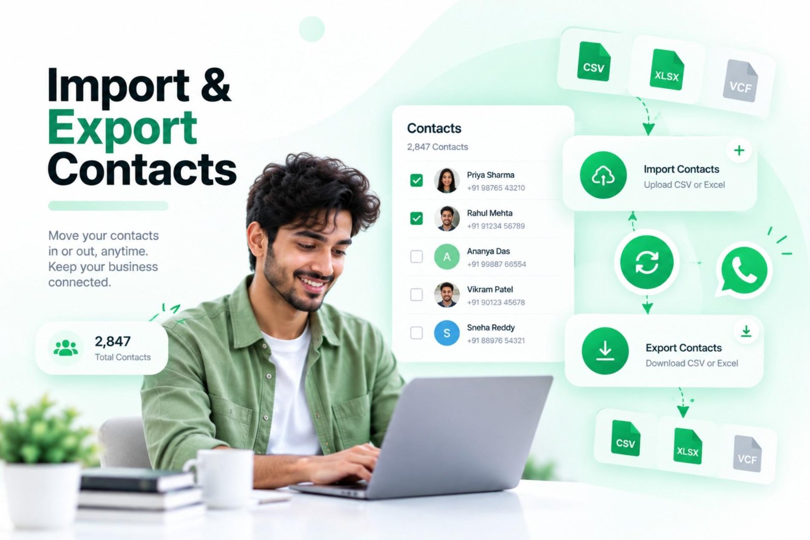 Import & Export Contacts screenshot