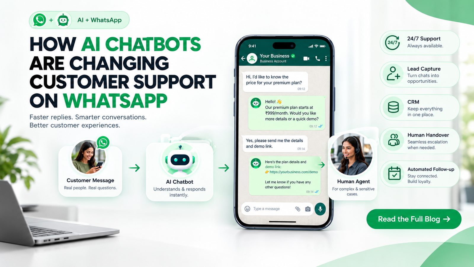 How AI Chatbots Are Changing Customer Support on WhatsApp